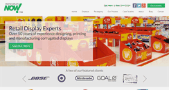 Desktop Screenshot of creativedisplaysnow.com
